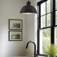 Belle 9" Contemporary Industrial Pendant Light