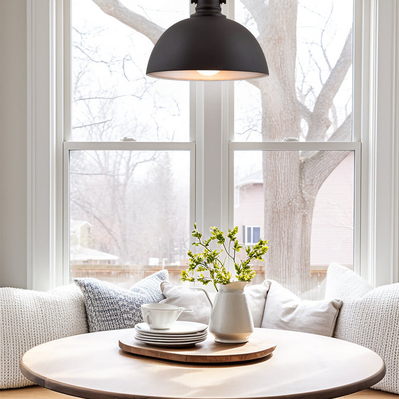 Belle 9" Contemporary Industrial Pendant Light