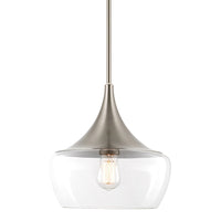 Ava 13" Modern Industrial Schoolhouse Pendant Light