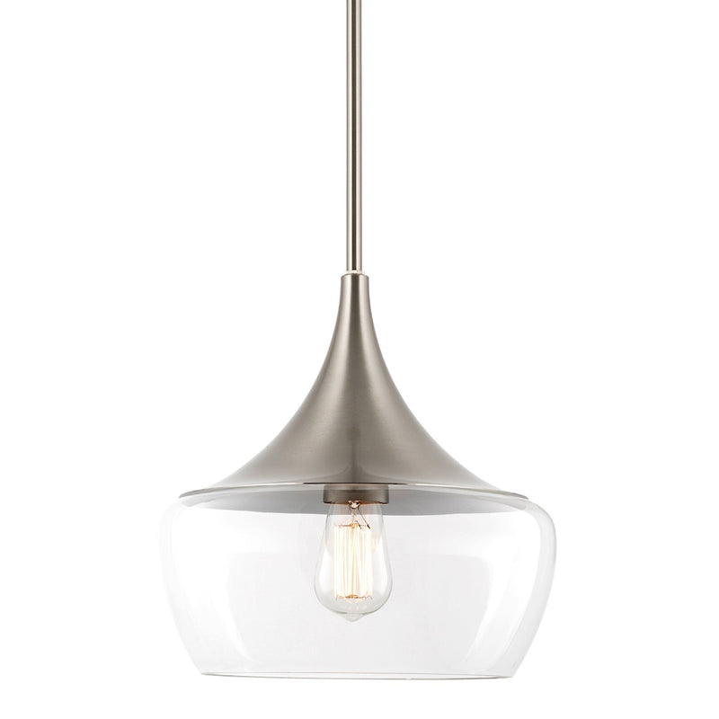 Ava 13" Modern Industrial Schoolhouse Pendant Light