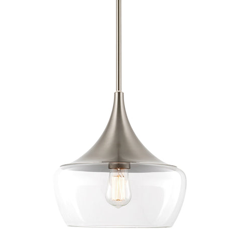 Ava 13" Modern Industrial Schoolhouse Pendant Light