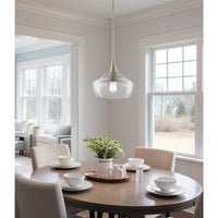 Ava 13" Modern Industrial Schoolhouse Pendant Light