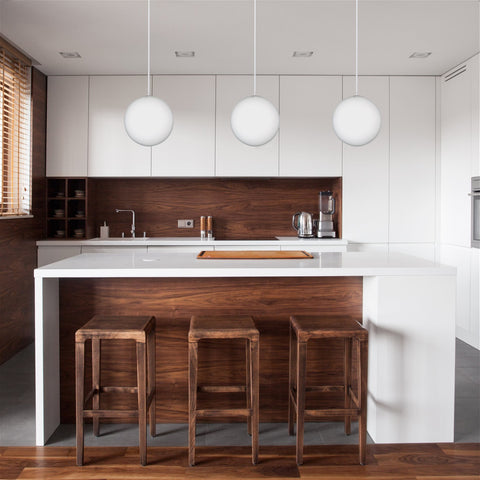Ceres 12" Mid-Century Modern Hanging Orb Pendant Light