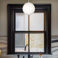 Ceres 8" Mid-Century Modern Hanging Orb Pendant Light