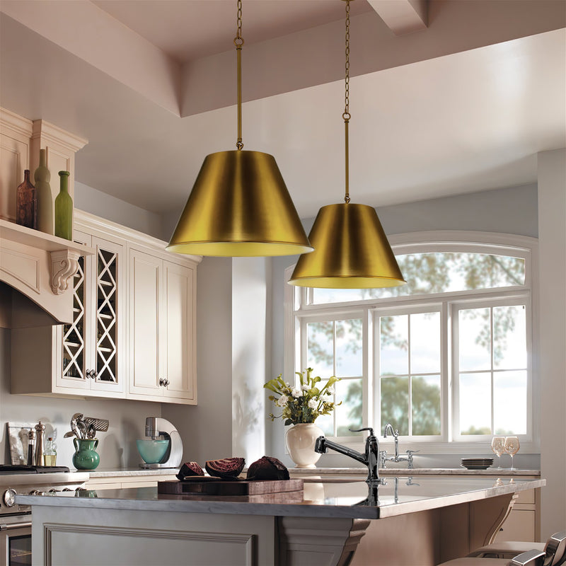 Vida 18" Modern Industrial Pendant Light