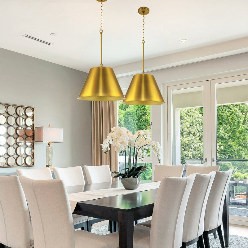 Vida 18" Modern Industrial Pendant Light