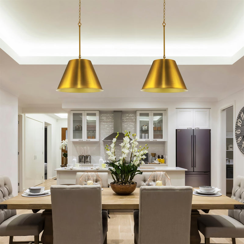 Vida 18" Modern Industrial Pendant Light