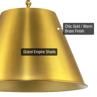 Vida 18" Modern Industrial Pendant Light