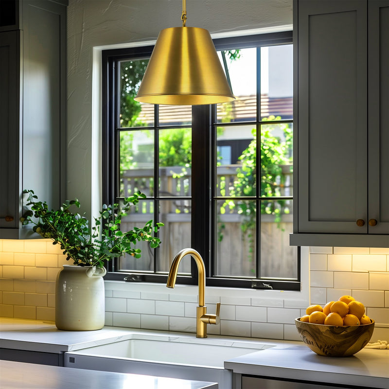 Vida 12" Modern Industrial Pendant Light