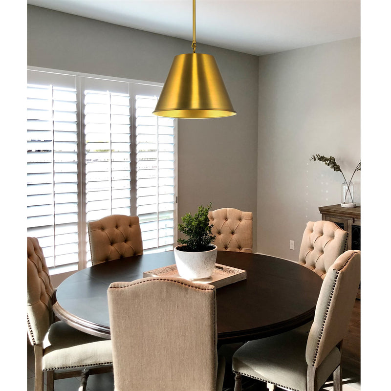 Vida 12" Modern Industrial Pendant Light