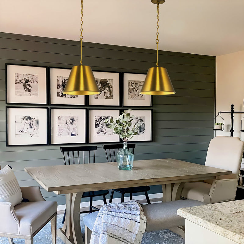 Vida 12" Modern Industrial Pendant Light