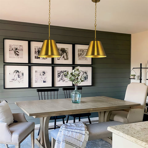 Vida 12" Modern Industrial Pendant Light