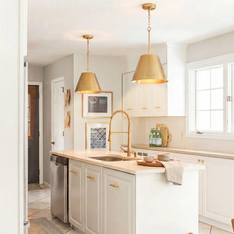 Vida 12" Modern Industrial Pendant Light