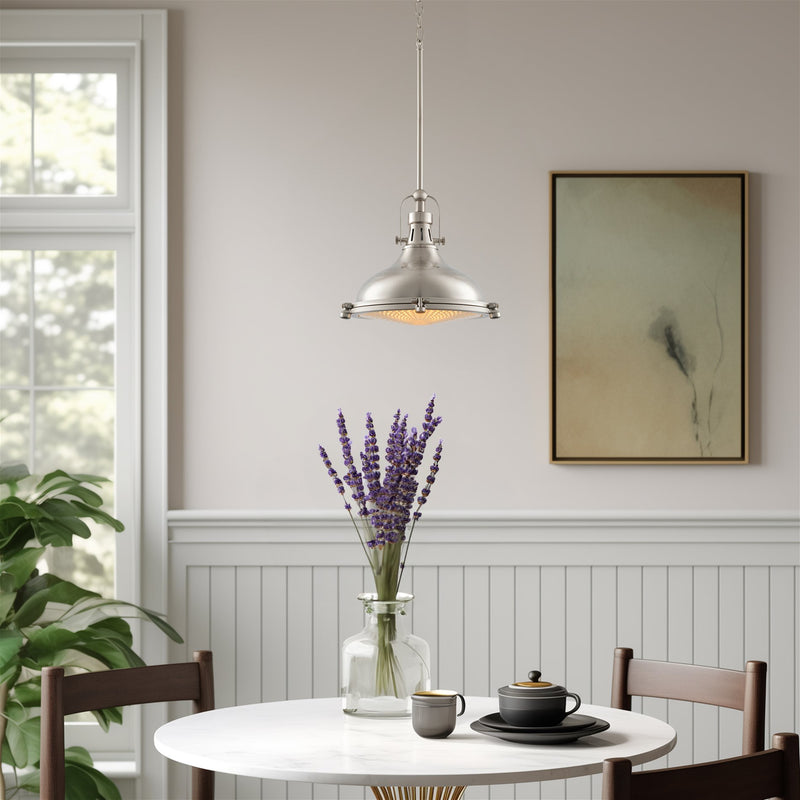 Beacon 11" Industrial Farmhouse Pendant Light