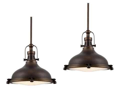 Beacon 11" Industrial Farmhouse / Nautical Pendant Light