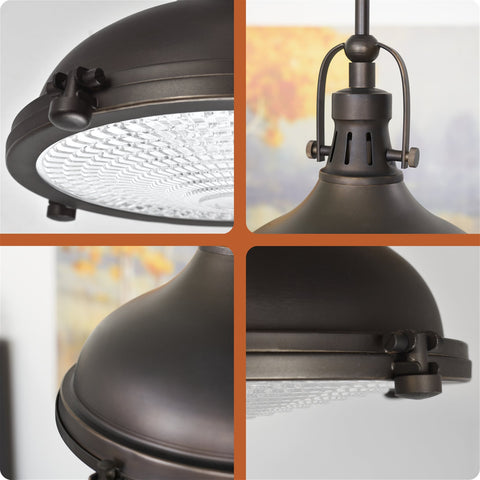 Beacon 11" Industrial Farmhouse / Nautical Pendant Light