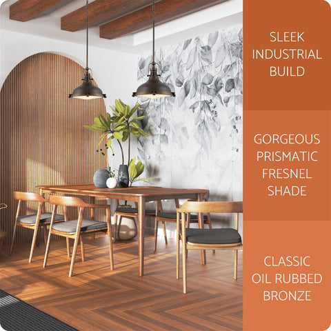 Beacon 11" Industrial Farmhouse / Nautical Pendant Light