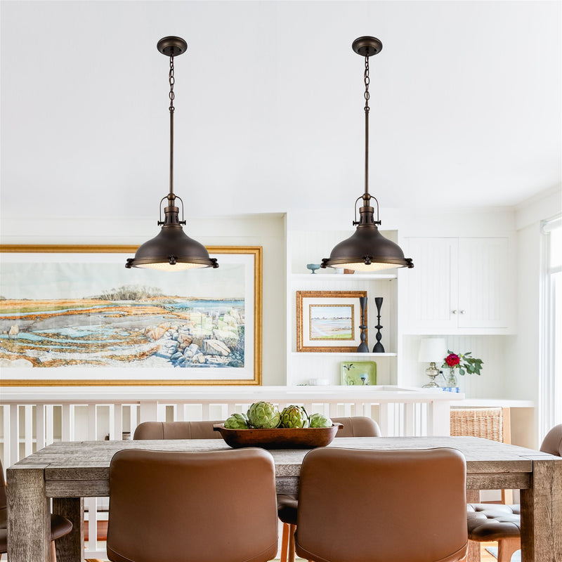 Beacon 11" Industrial Farmhouse / Nautical Pendant Light