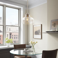 Harlow 9" Modern Industrial Farmhouse / Schoolhouse / Rustic Pendant Light