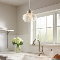 Harlow 9" Modern Industrial Farmhouse / Schoolhouse / Rustic Pendant Light