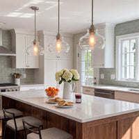 Harlow 9" Modern Industrial Farmhouse / Schoolhouse / Rustic Pendant Light