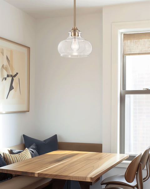Harlow 9" Modern Industrial Farmhouse / Schoolhouse / Rustic Pendant Light