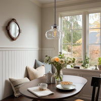 Harlow 9" Modern Industrial Farmhouse Pendant Light