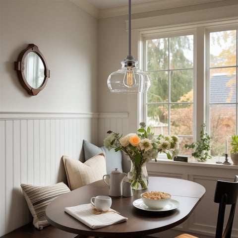 Harlow 9" Modern Industrial Farmhouse Pendant Light