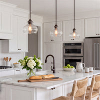 Harlow 9" Modern Industrial Farmhouse Pendant Light