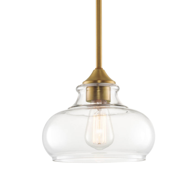 Harlow 9" Modern Industrial Farmhouse / Schoolhouse / Rustic Pendant Light