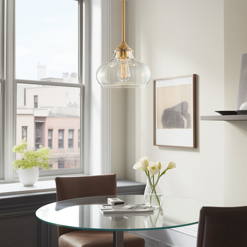 Harlow 9" Modern Industrial Farmhouse / Schoolhouse / Rustic Pendant Light