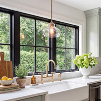 Harlow 9" Modern Industrial Farmhouse / Schoolhouse / Rustic Pendant Light