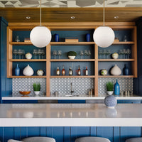 Ceres 12"  Mid-Century Modern Hanging Orb Pendant Light