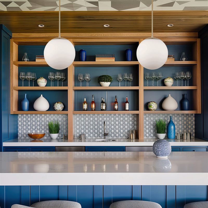 Ceres 12"  Mid-Century Modern Hanging Orb Pendant Light