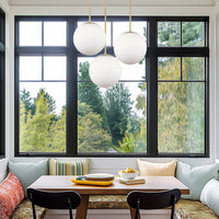 Ceres 12"  Mid-Century Modern Hanging Orb Pendant Light