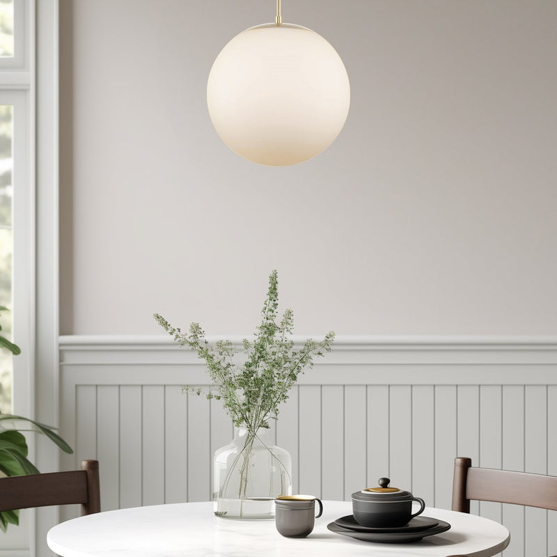 Ceres 14"  Mid-Century Modern Hanging Orb Pendant Light