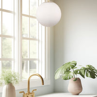 Ceres 14"  Mid-Century Modern Hanging Orb Pendant Light