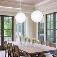 Ceres 14" Mid-Century Modern Hanging Orb Pendant Light