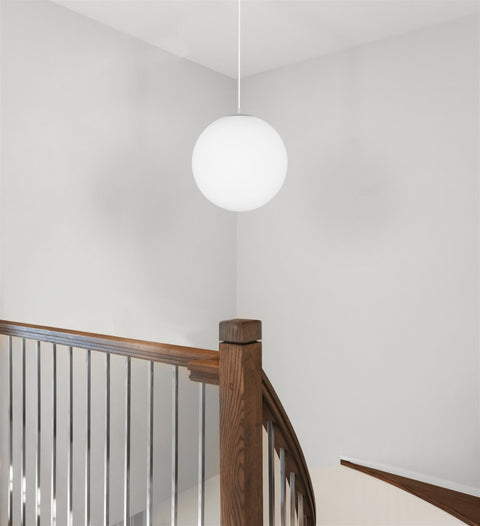 Ceres 14" Mid-Century Modern Hanging Orb Pendant Light