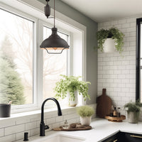 Sequoia 13" Large Industrial Farmhouse Pulley Pendant Light