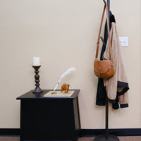 Addison 68" Modern 6 Hook Free Standing Metal Coat Rack, Oil-Rubbed Bronze