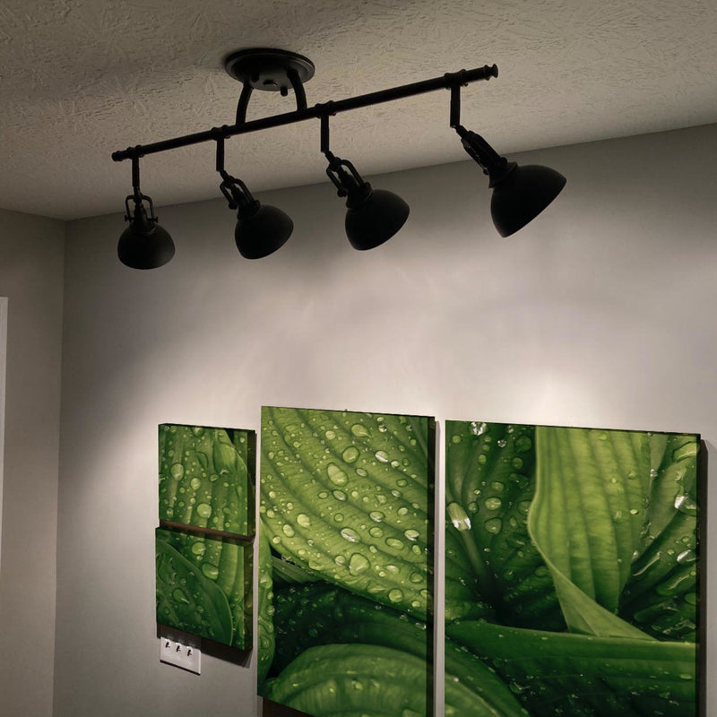 Broadway 30" Industrial 4-Light Directional Track Lighting