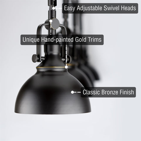 Broadway 30" Industrial 4-Light Directional Track Lighting