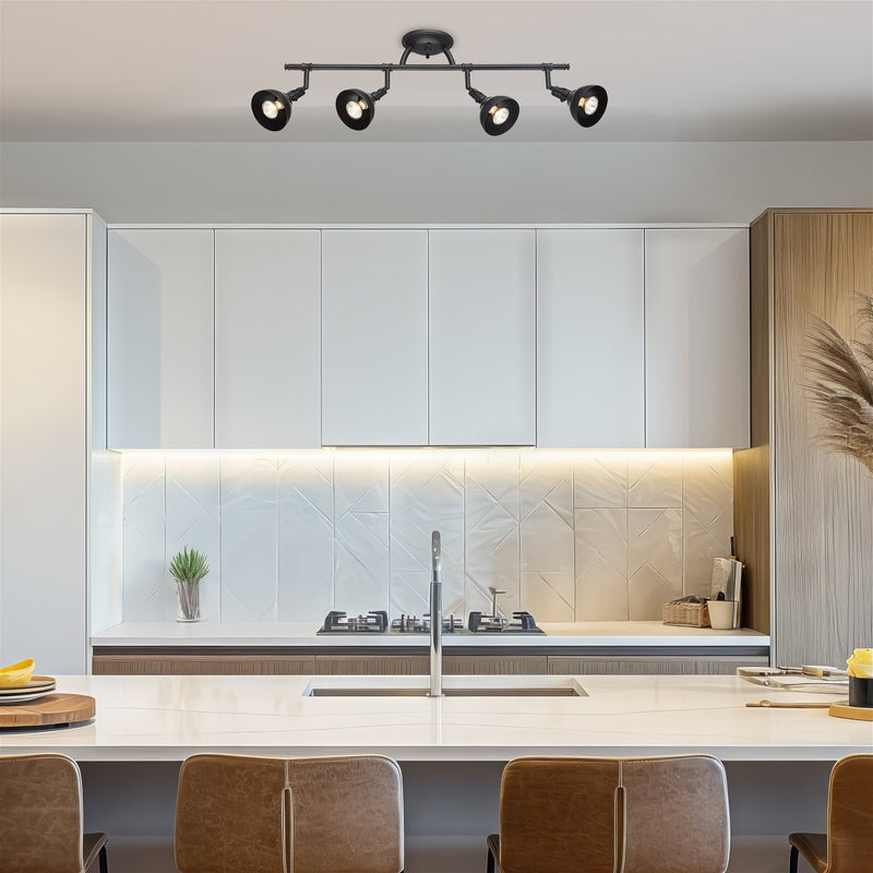 Broadway 30" Industrial 4-Light Directional Track Lighting