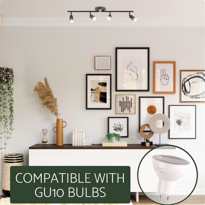 Langford 27" Modern 4-Light Directional Track Wall / Ceiling Light