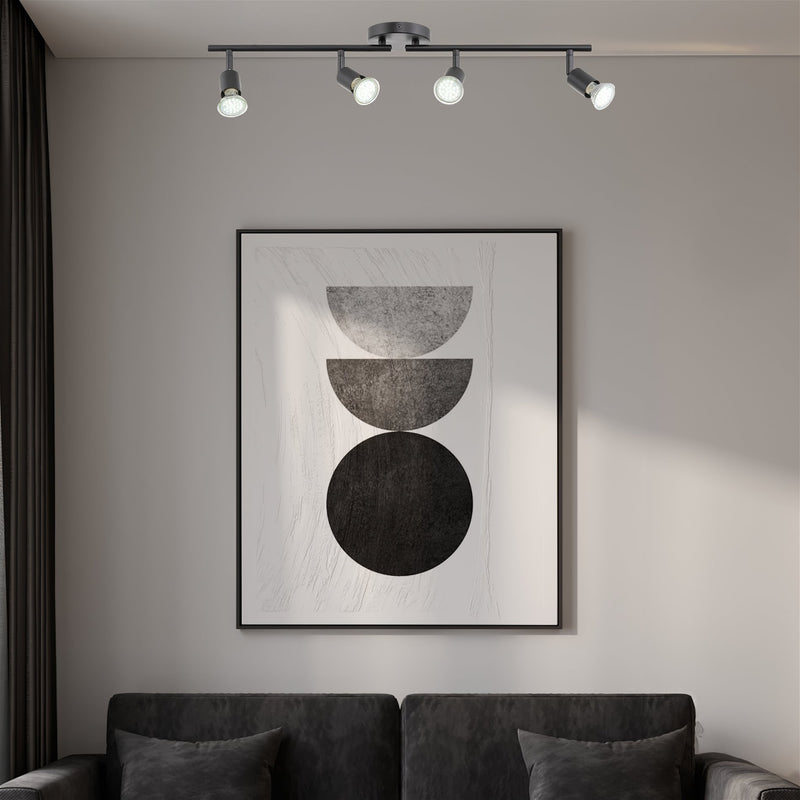 Langford 27" Modern 4-Light Directional Track Wall / Ceiling Light