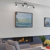 Langford 27" Modern 4-Light Directional Track Wall / Ceiling Light