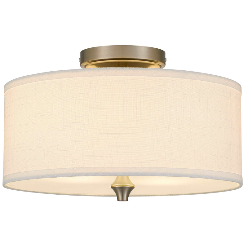 Newport 14" 2-Light Modern Semi-Flush Mount Ceiling Light