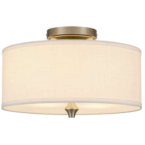 Newport 14" 2-Light Modern Semi-Flush Mount Ceiling Light