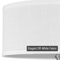 Newport 14" 2-Light Modern Semi-Flush Mount Ceiling Light